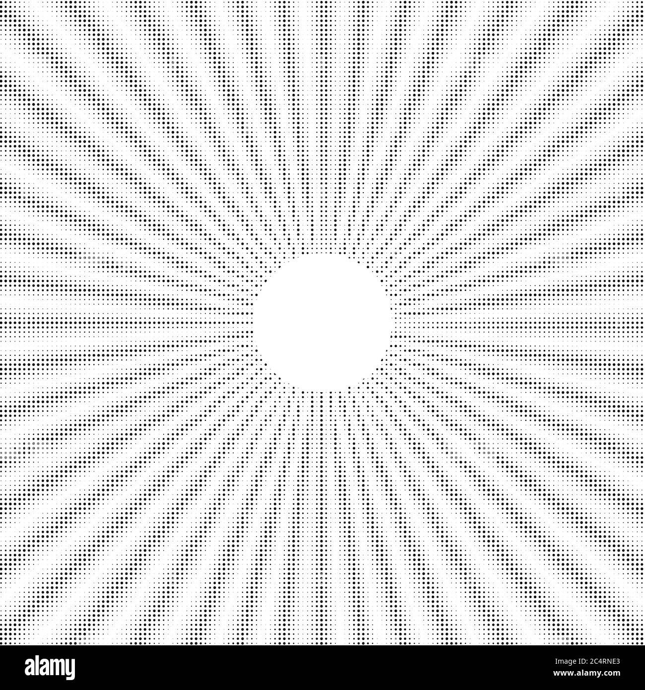 Halftone dotted background circularly distributed. Halftone effect ...