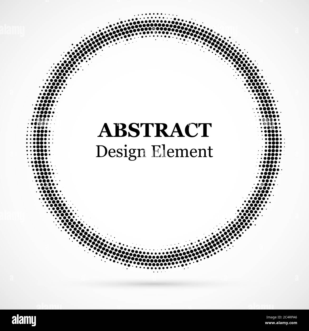 Halftone dotted background circularly distributed. Halftone effect ...