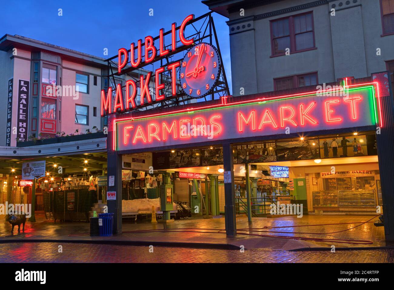 Pike Place Market,Seattle,Washington State,USA Stock Photo