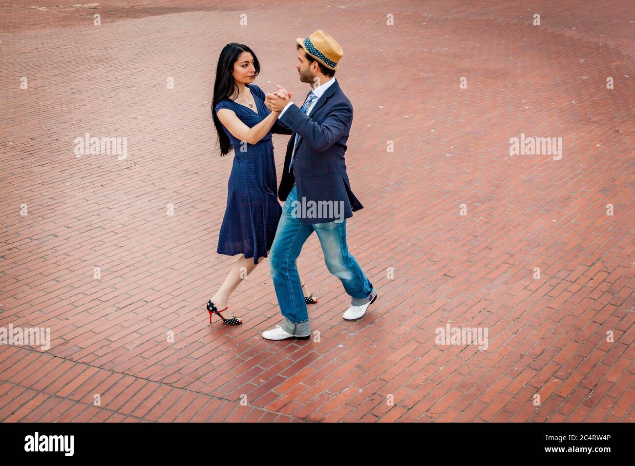 Couple dancing in San Francisco Stock Photo Alamy