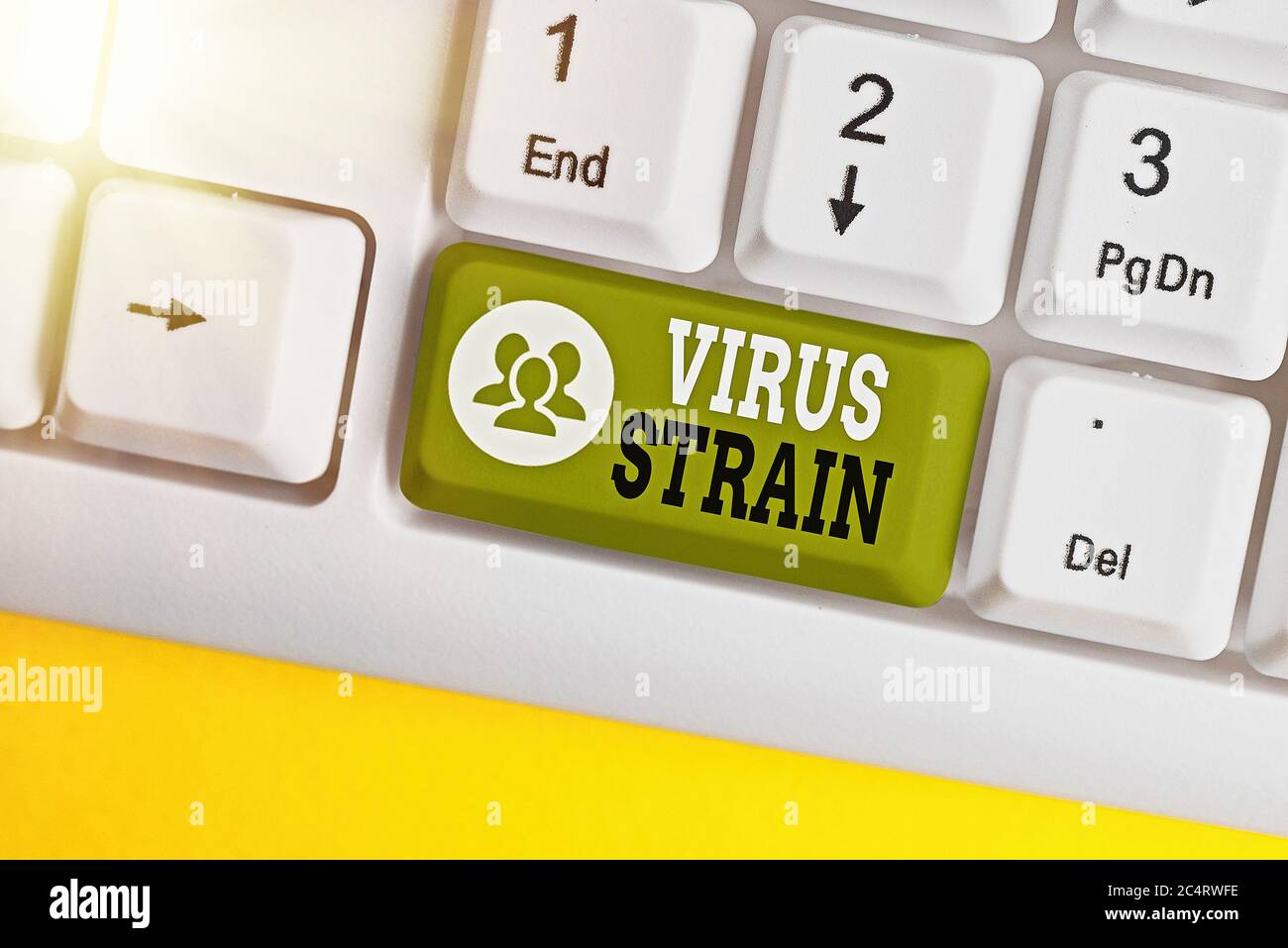 Conceptual hand writing showing Virus Strain. Concept meaning Another