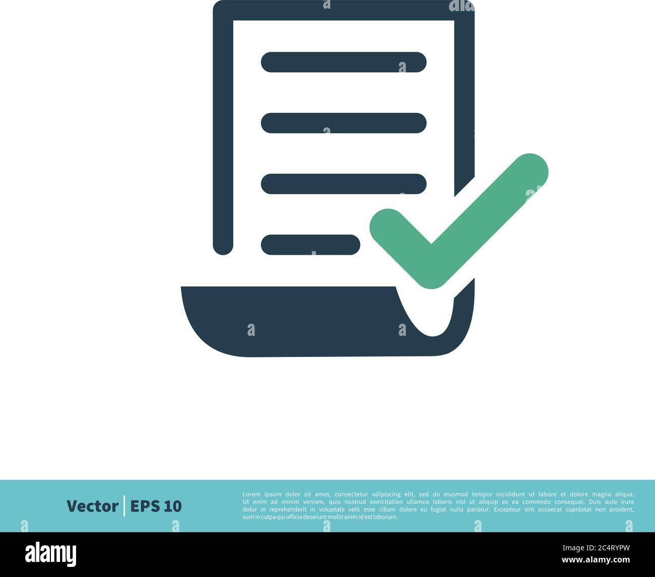 Paper Document Icon Vector Logo Template Illustration Design. Vector EPS 10. Stock Vector
