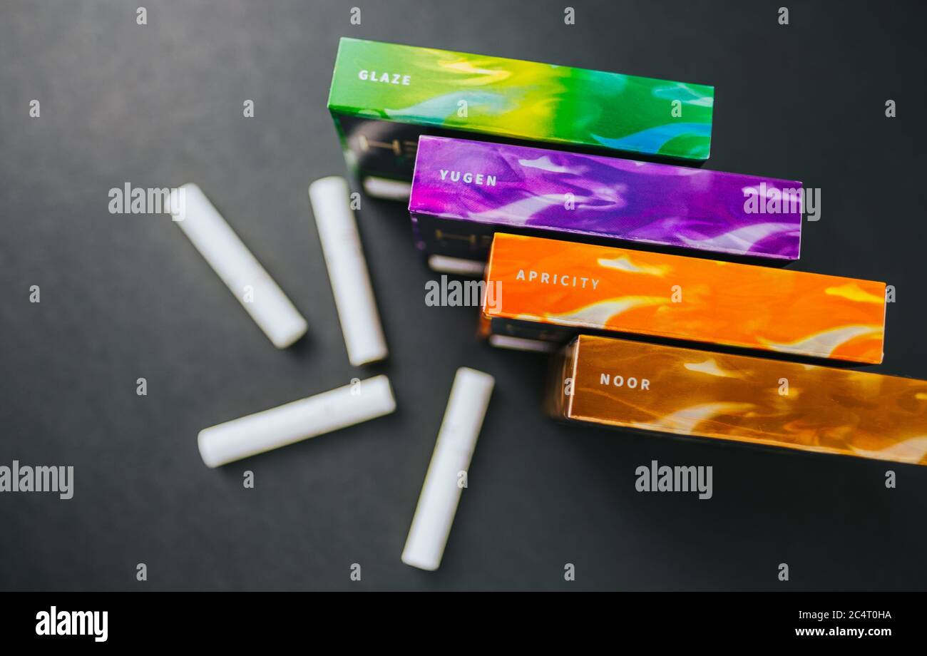 Heating tobacco sticks, New Creations Series Heets with iqos 3.0 Stock  Photo - Alamy