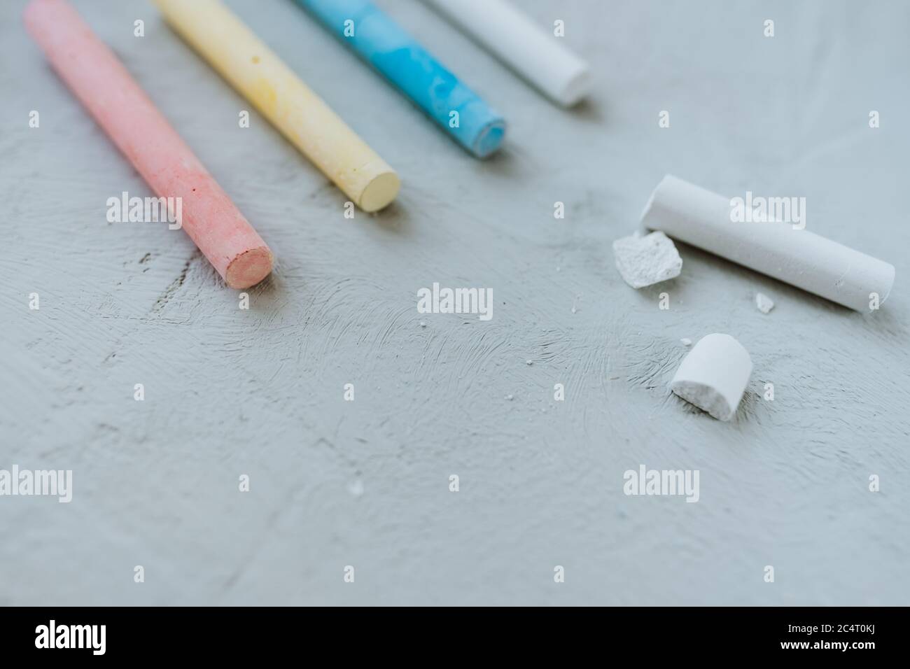 Multi colored crayons Stock Photo Alamy