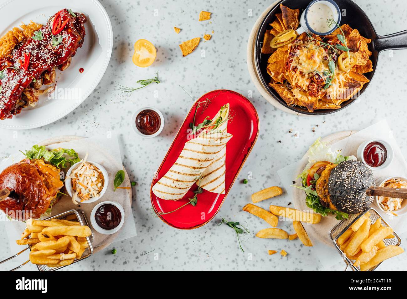 Hot Food Examples Eat hot foods hi-res stock photography and images - Alamy