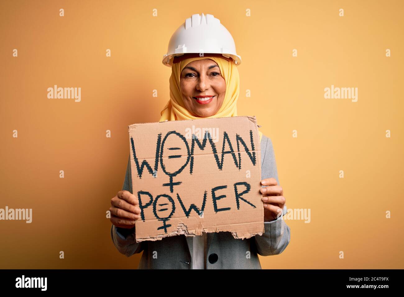 Happy hijab woman positive attitude hi-res stock photography and images ...