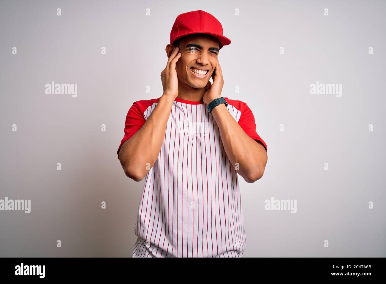 Young handsome african american 