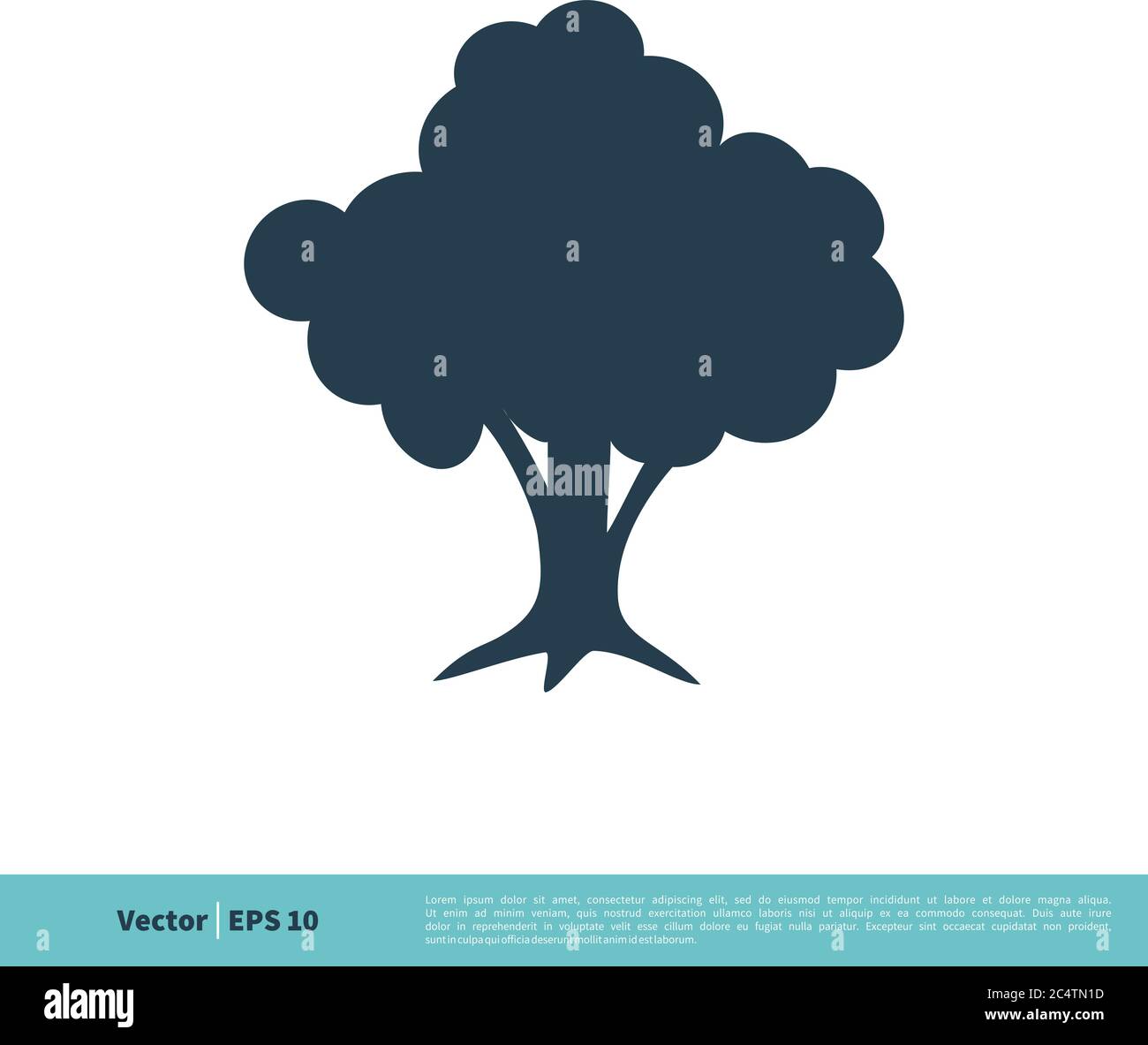 Tree Icon Vector Logo Template Illustration Design. Vector EPS 10 Stock ...