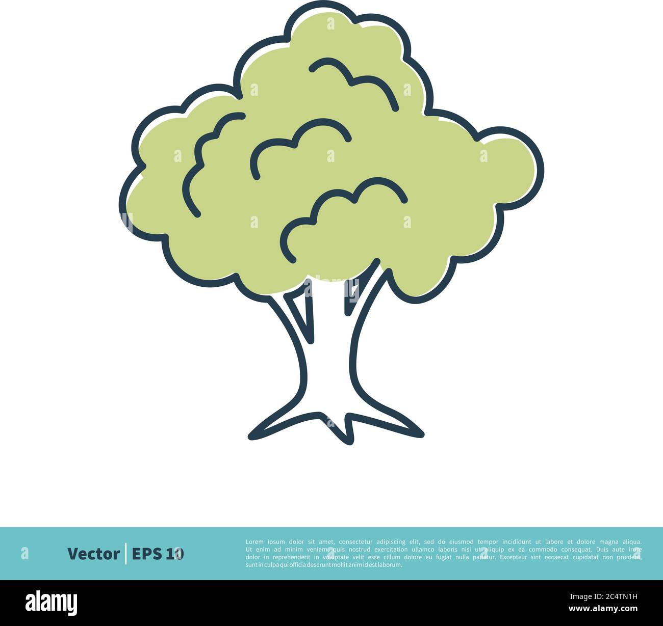 Tree Icon Vector Logo Template Illustration Design. Vector EPS 10 Stock ...