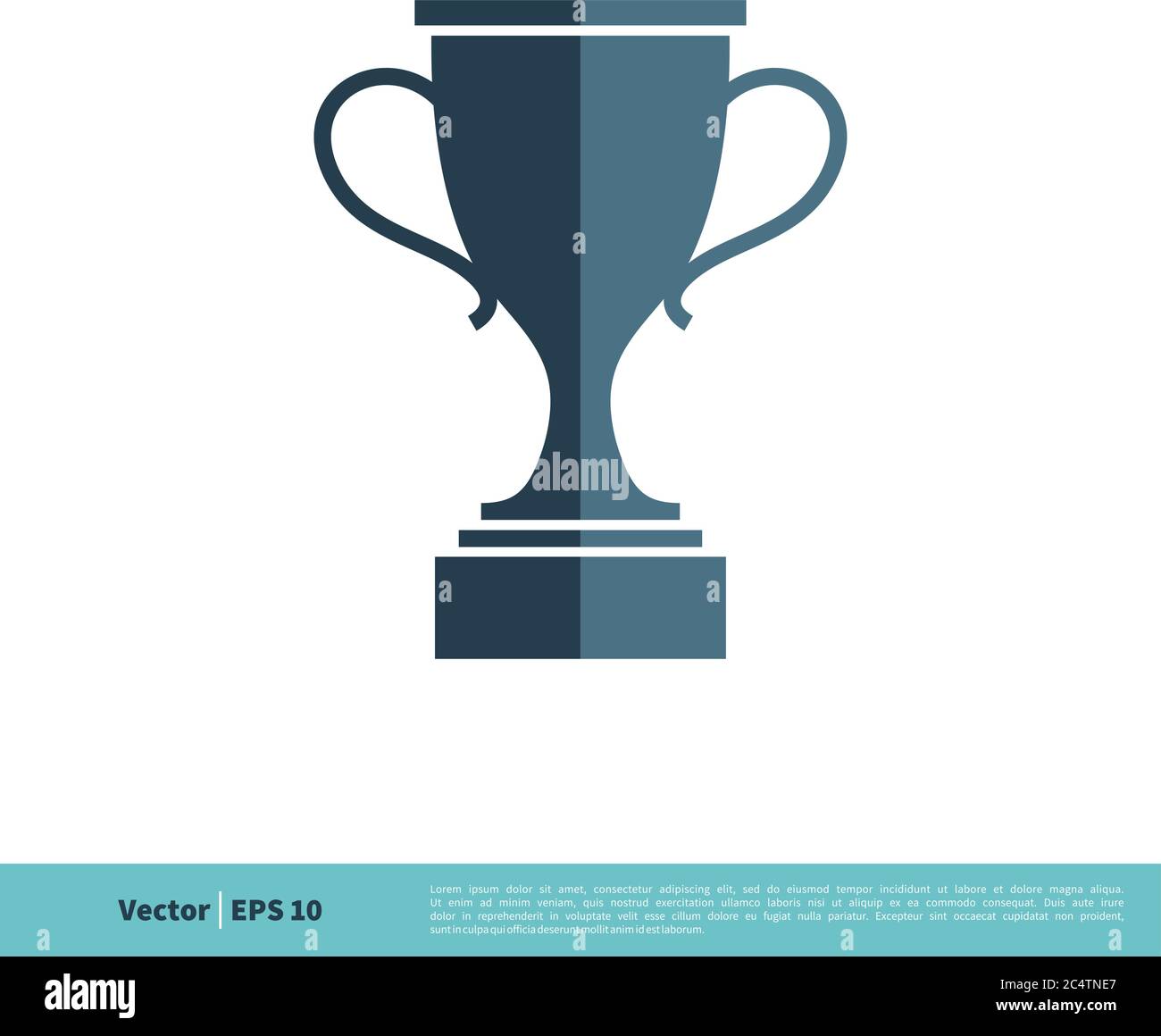 Trophy Icon Vector Logo Template Illustration Design. Vector EPS 10 ...
