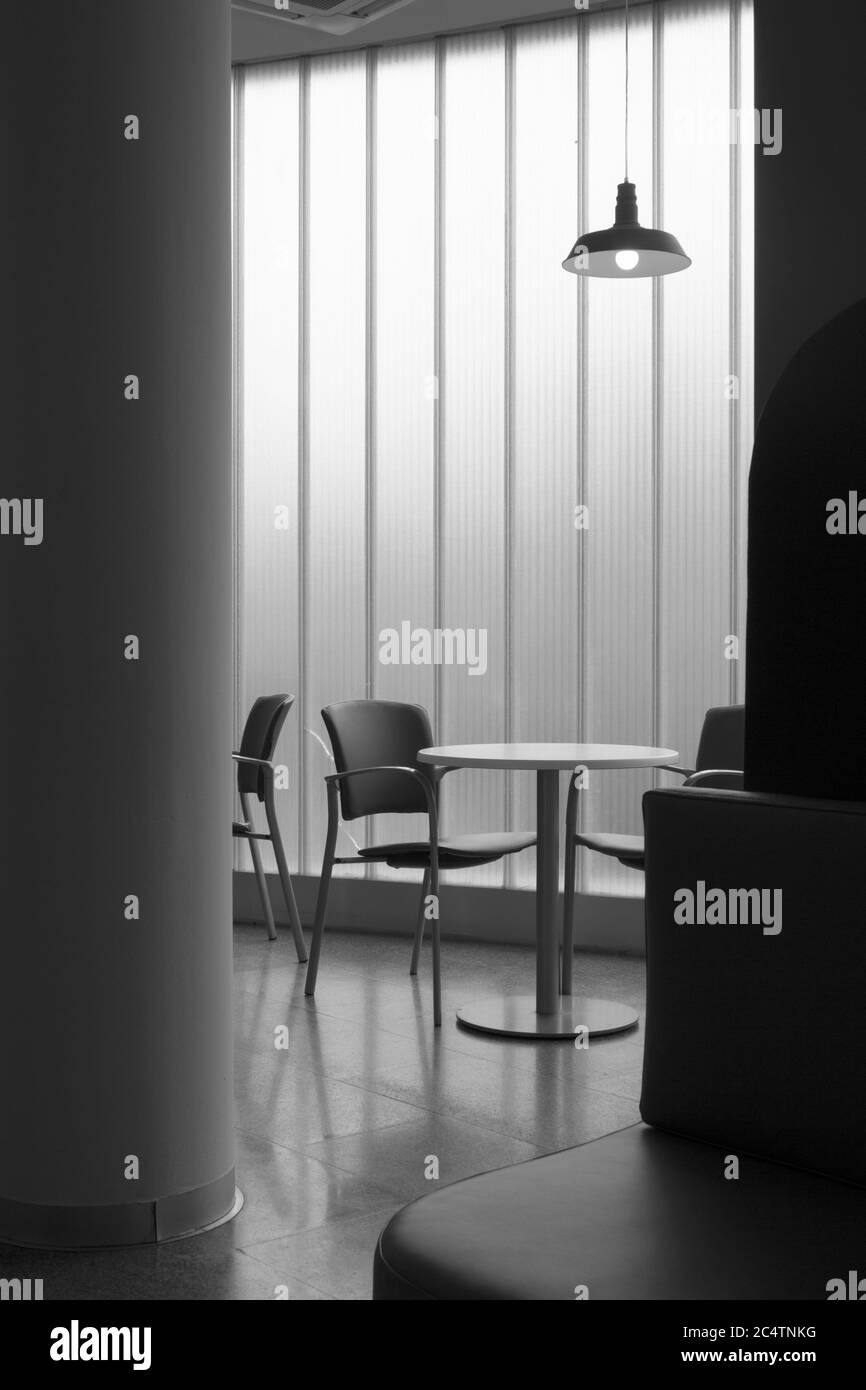 Round corner restaurant Black and White Stock Photos & Images Alamy