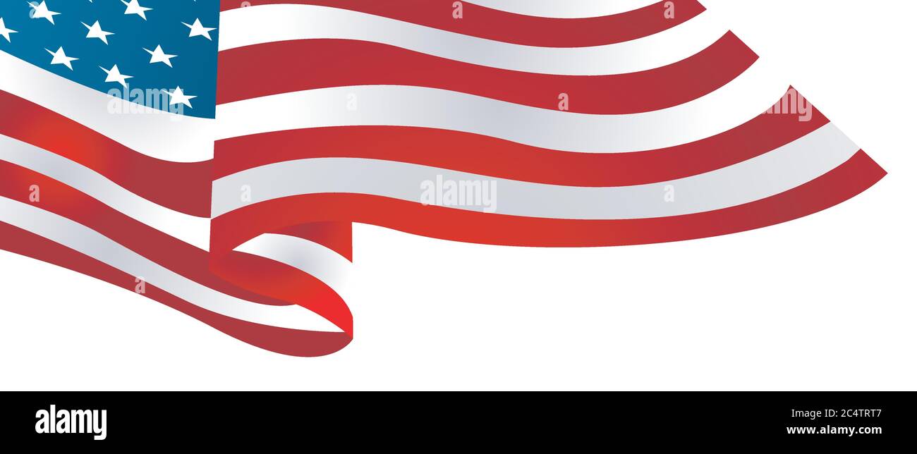 United State Of America flag isolated vector Stock Vector Image & Art ...