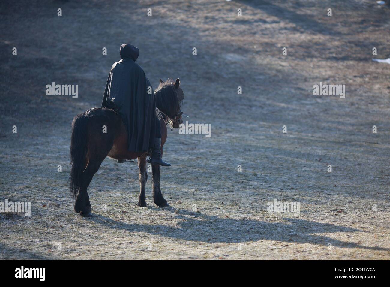 medieval knight on horseback Stock Photo - Alamy
