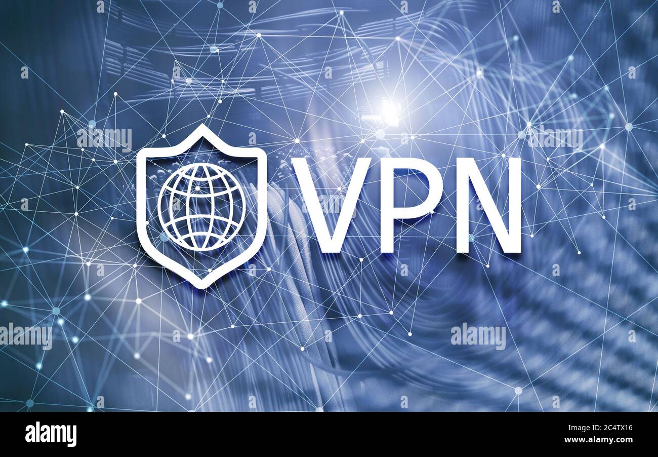 Virtual private network VPN. New technology concept 2020. Stock Photo