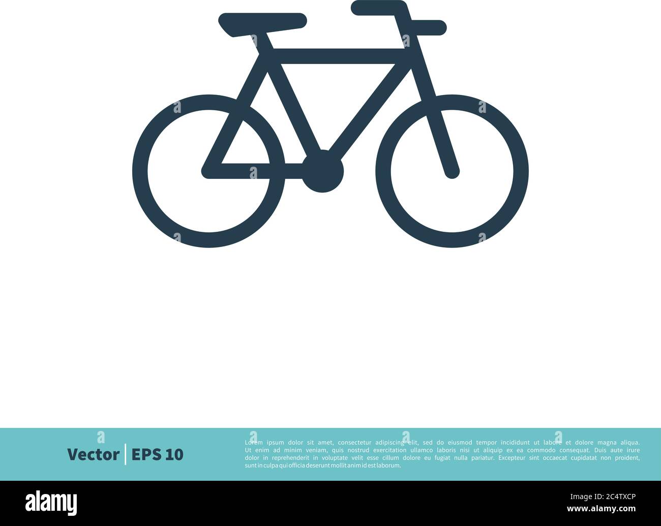 Bike Icon Vector Logo Template Illustration Design. Vector EPS 10. Stock Vector