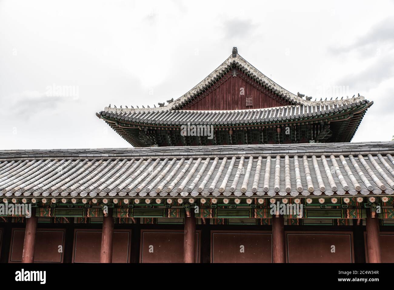 The Changdeokgung palace in Seoul, South Korea. Stock Photo