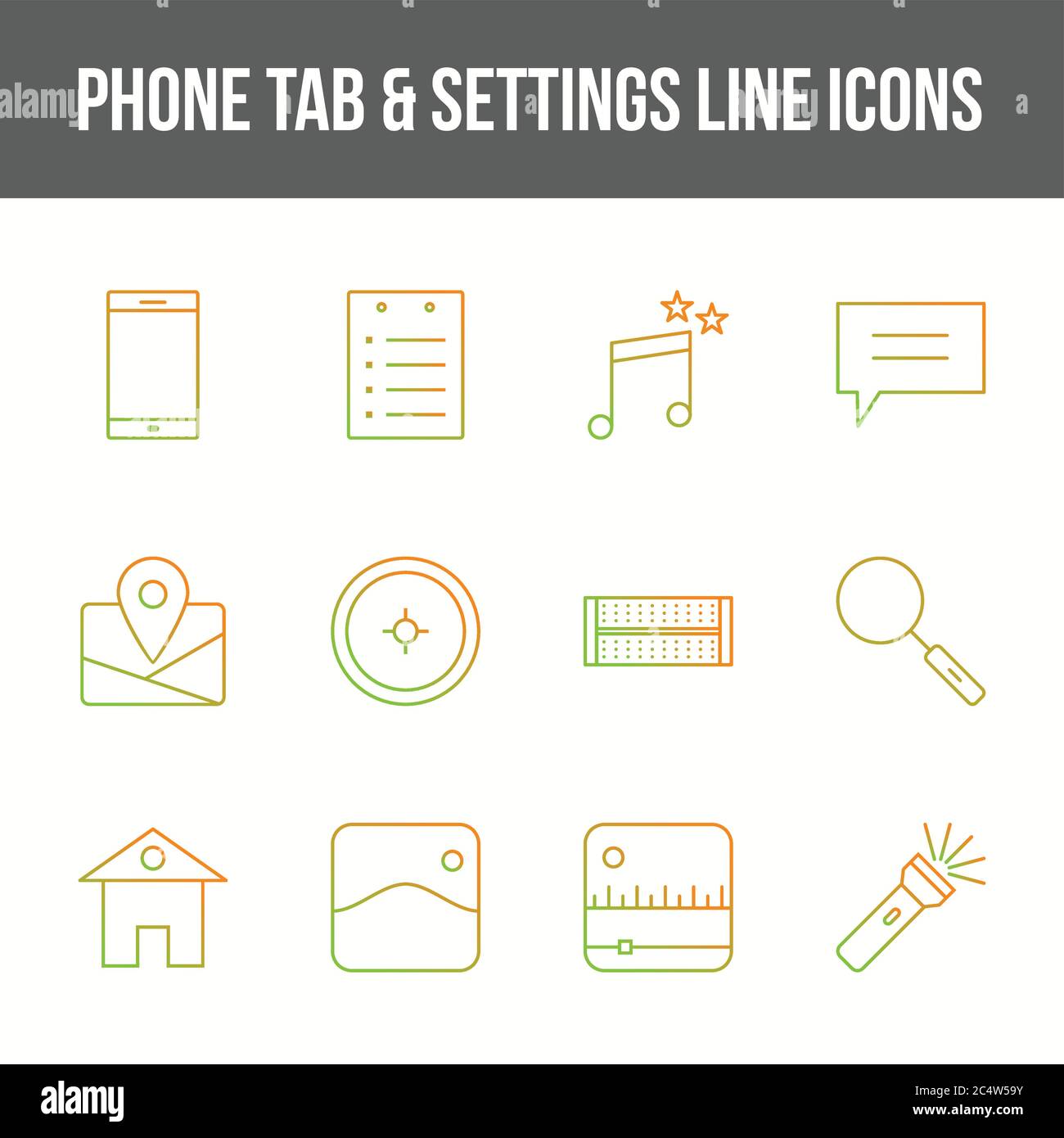Flash settings Stock Vector Images - Alamy
