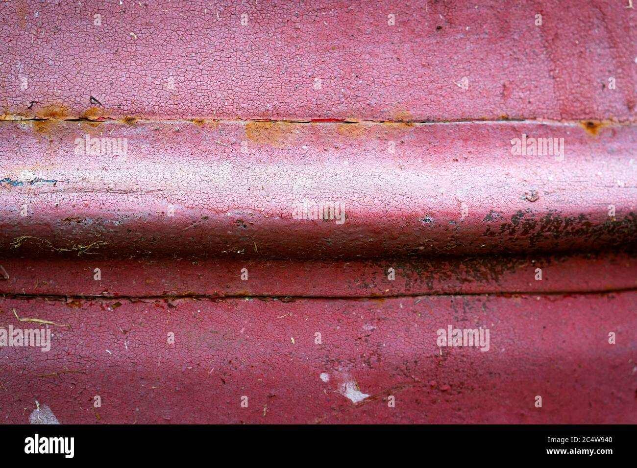 Texture of an old rusty metal barrel. Rusty sheet of metal. Metal background. Rust. Stock Photo