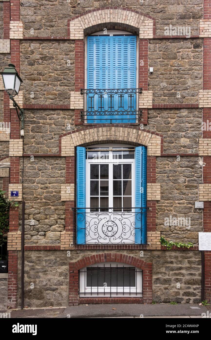 Period property, Dinard, Brittany, France Stock Photo Alamy