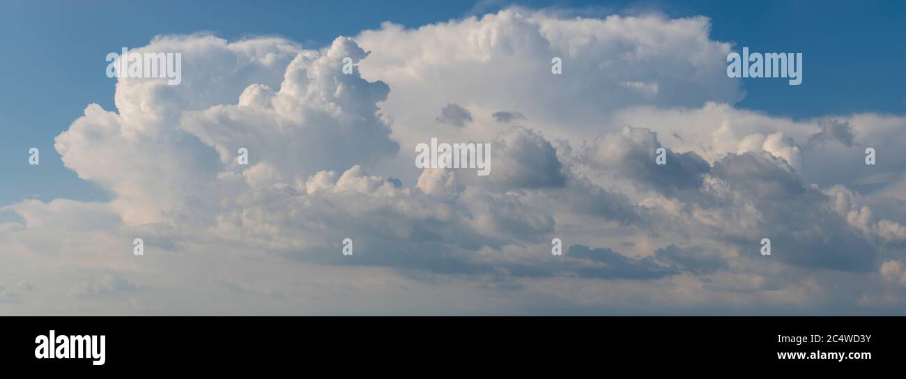 Cumulonimbus cloud-Panorama Stock Photo