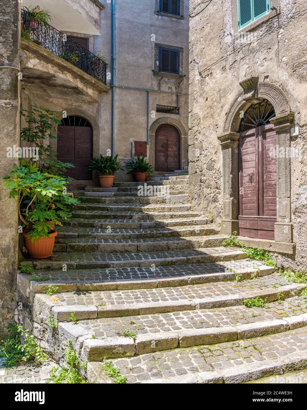 Patrica, beautiful little town in the province of Frosinone, Lazio, Italy. Stock Photo