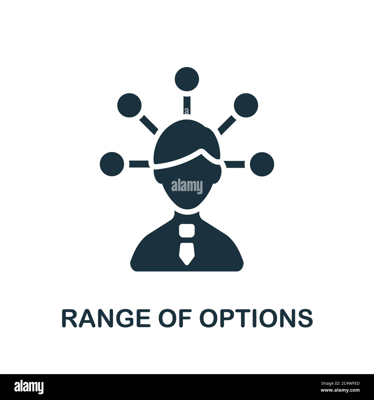 Range Of Options icon. Simple element from productive work collection ...