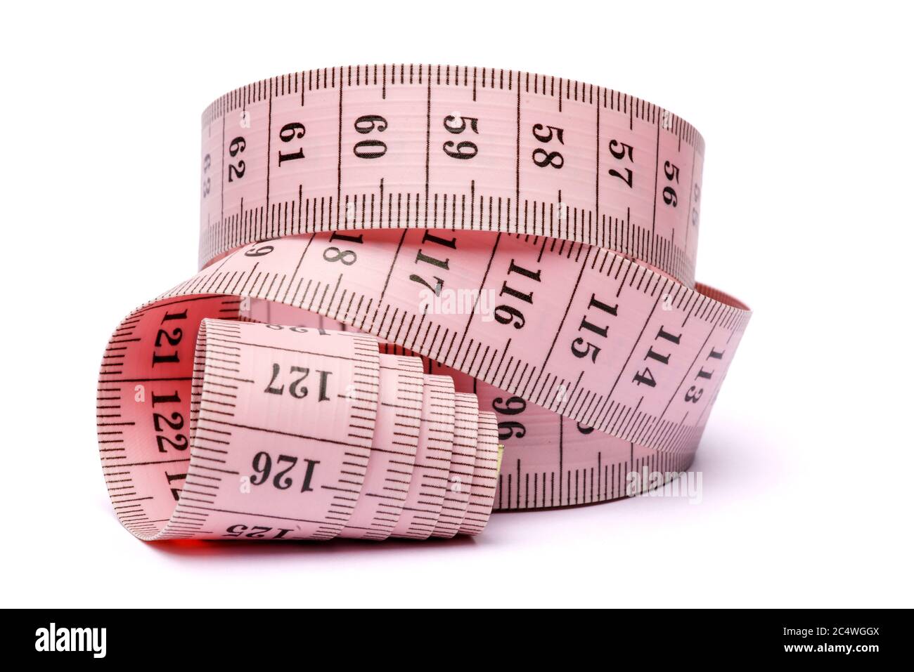 Pink Measuring Tape Stock Photo - Download Image Now - 2015
