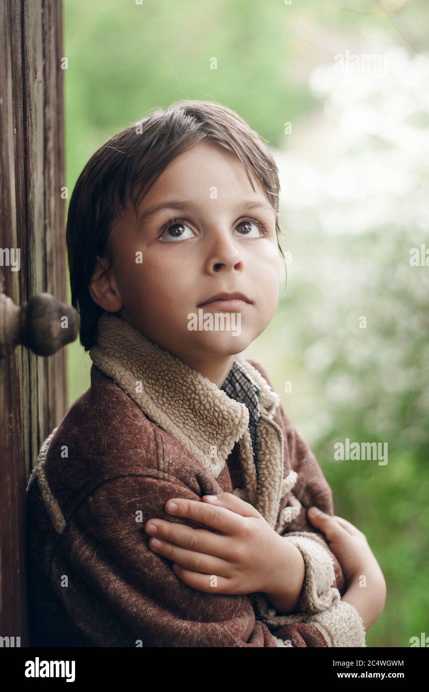 portrait of a boy outdoor Stock Photo - Alamy
