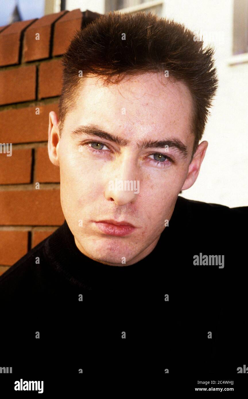 Roddy Frame from Aztec Camera during an exclusive photo shoot in a back ...