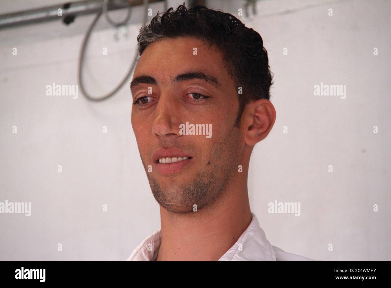 The world’s tallest man, Sultan Kosen from Turkey at the Anatolian Turkish Festival in Sydney. Stock Photo