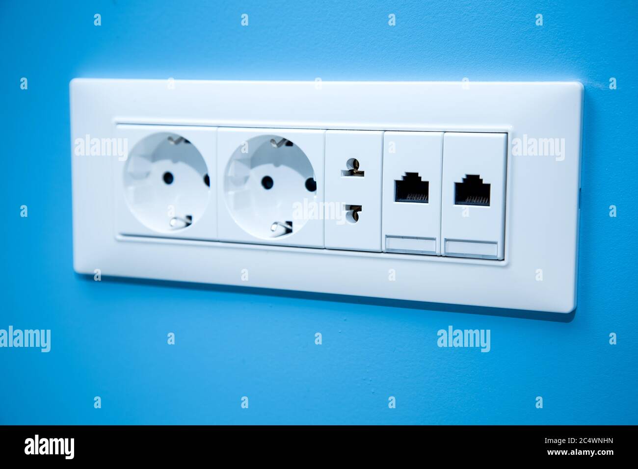 Socket electrical outlets for electrical plugs and electricity a set of