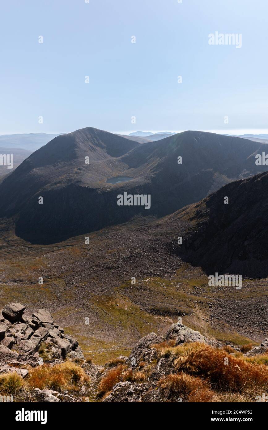 Cairn Toul and Sgor Lochain Uaine Stock Photo