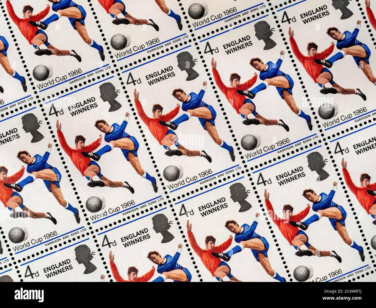 England Winners Stamp from 1966 - a British postage stamps commemorative  issue marking England's win of the Football World Cup Stock Photo - Alamy