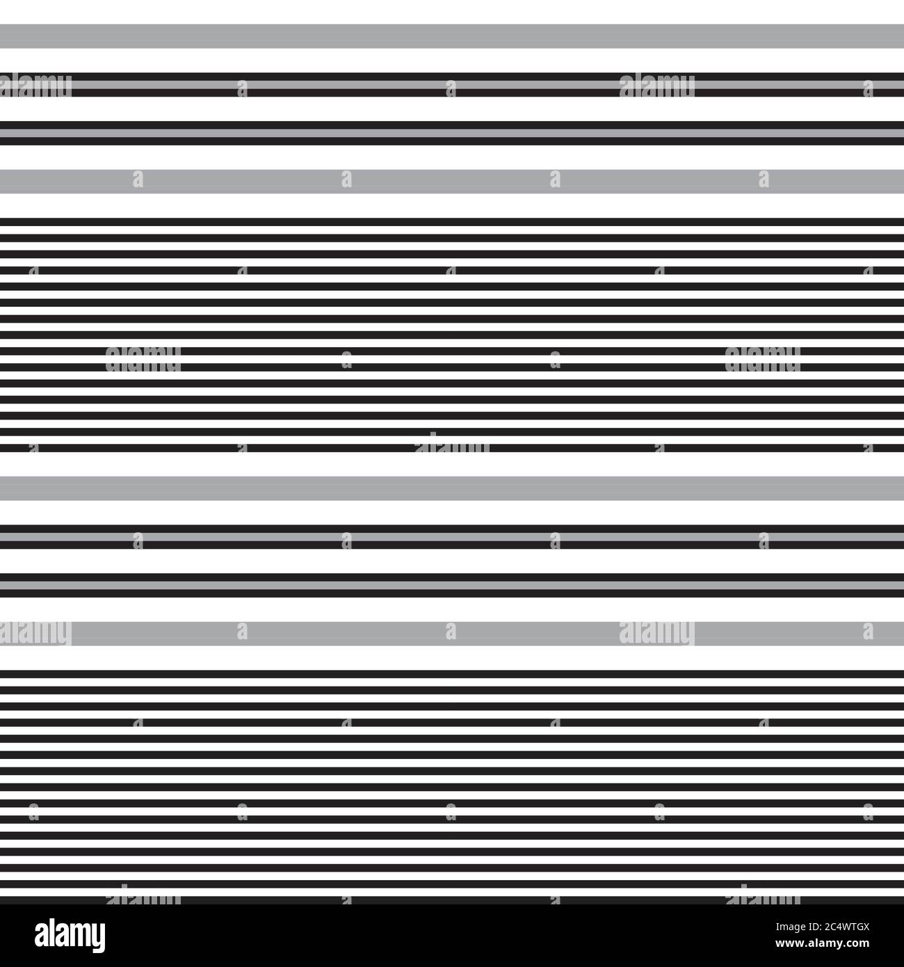 Black and white Horizontal striped seamless pattern background suitable