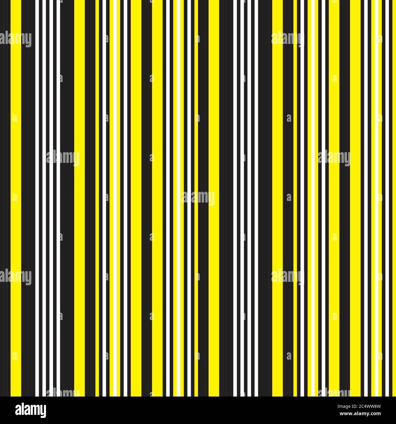 Yellow vertical striped seamless pattern background suitable for ...
