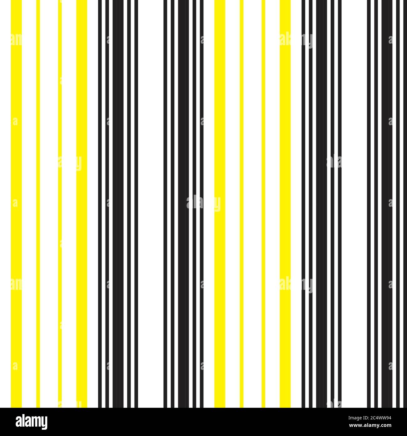 Yellow vertical striped seamless pattern background suitable for ...