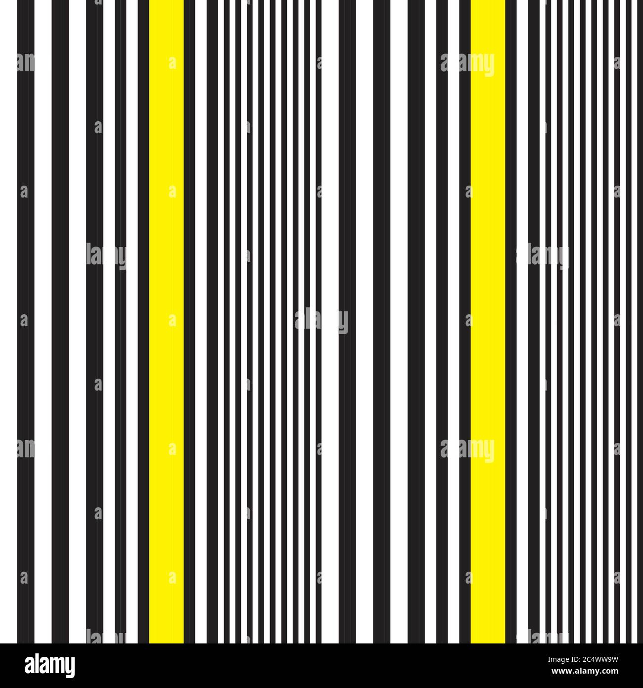 Yellow vertical striped seamless pattern background suitable for ...