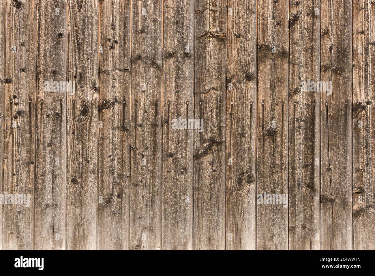 Natural brown barn wood wall. Wall texture background pattern. Stock Photo