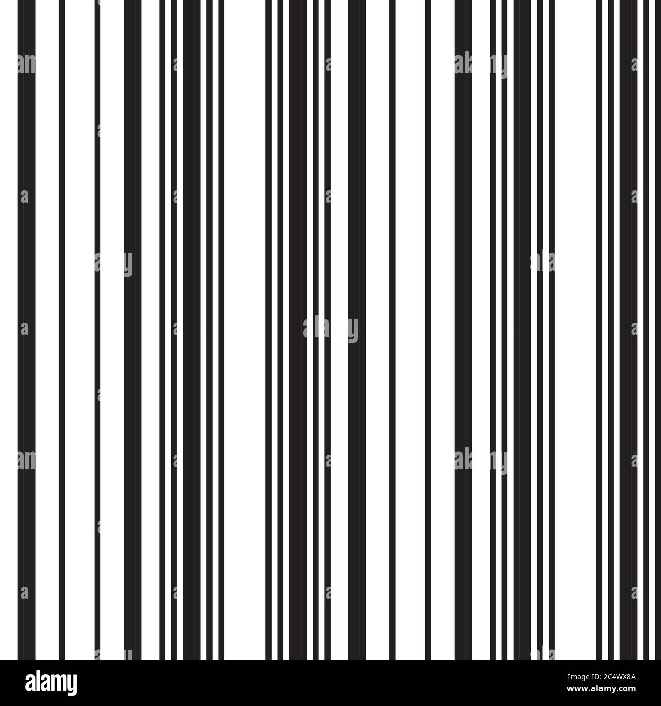 Black and white vertical striped seamless pattern background suitable for fashion textiles