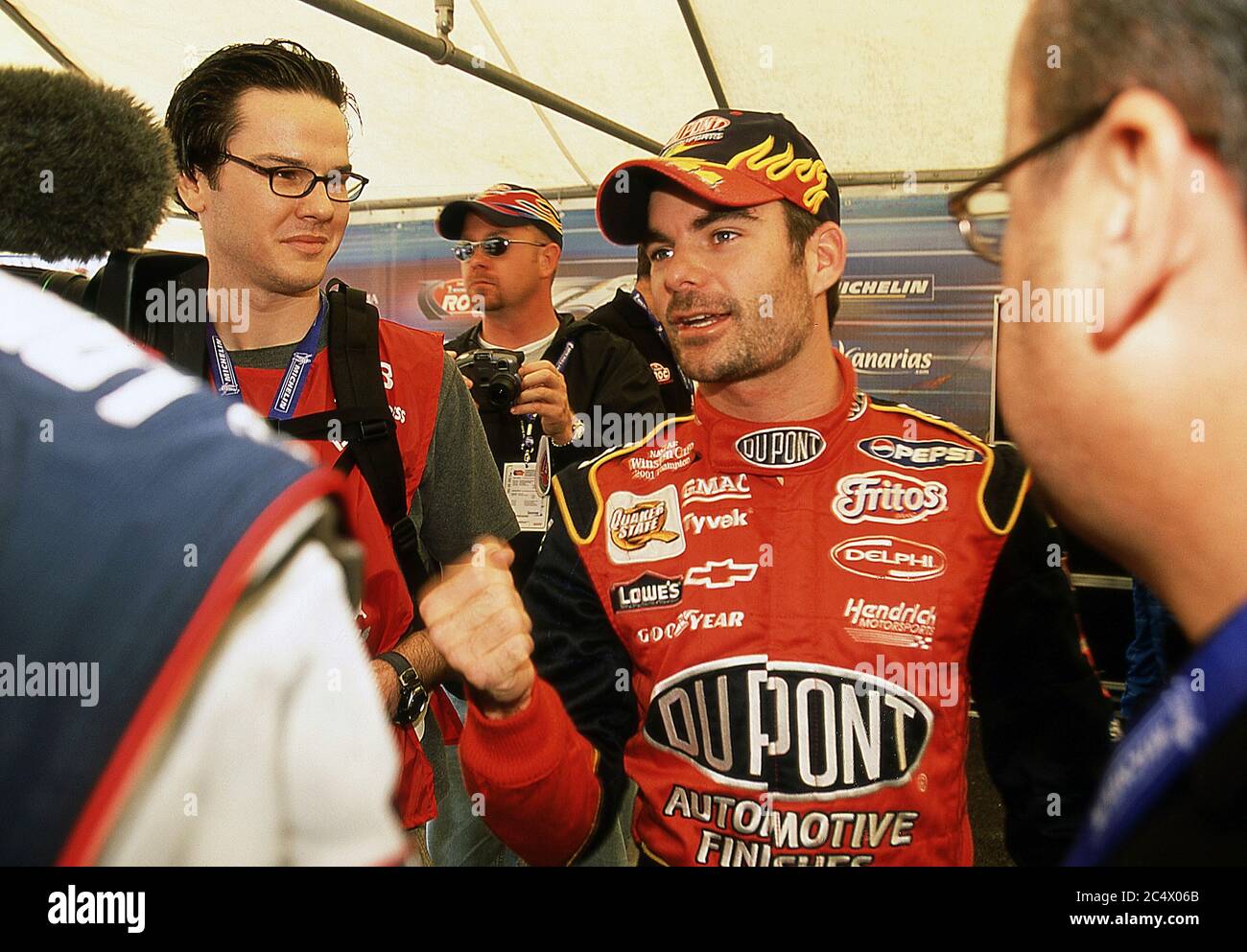 Jeff Gordon of the USA team at the ROC Race of Champions Gran Caneria Spain 2002 Stock Photo