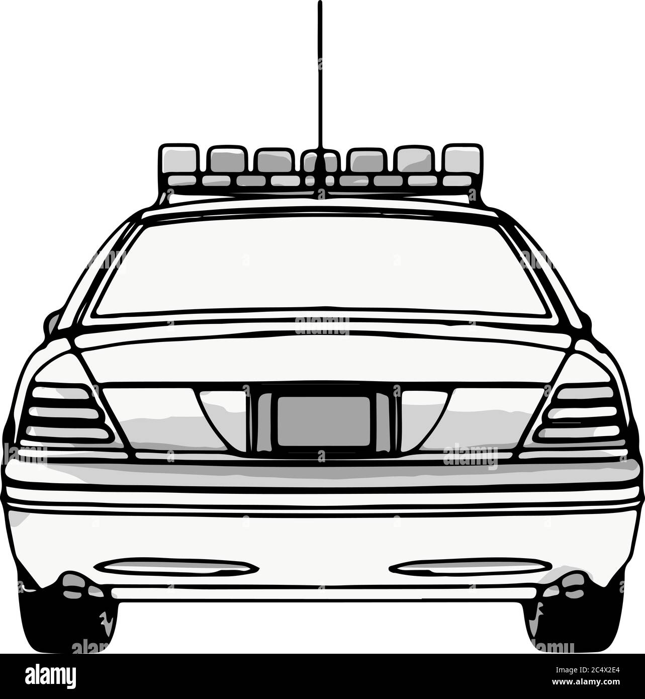 police car sketch vector Stock Vector Image & Art - Alamy