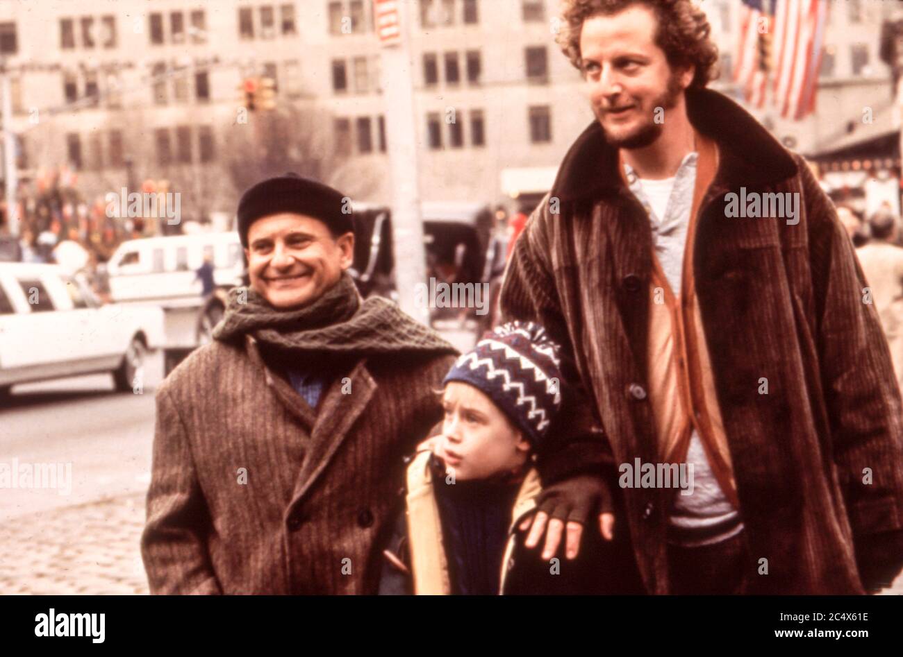 joe pesci, macaulay culkin, daniel stern, home alone 2 - lost in new york, 1992 Stock Photo