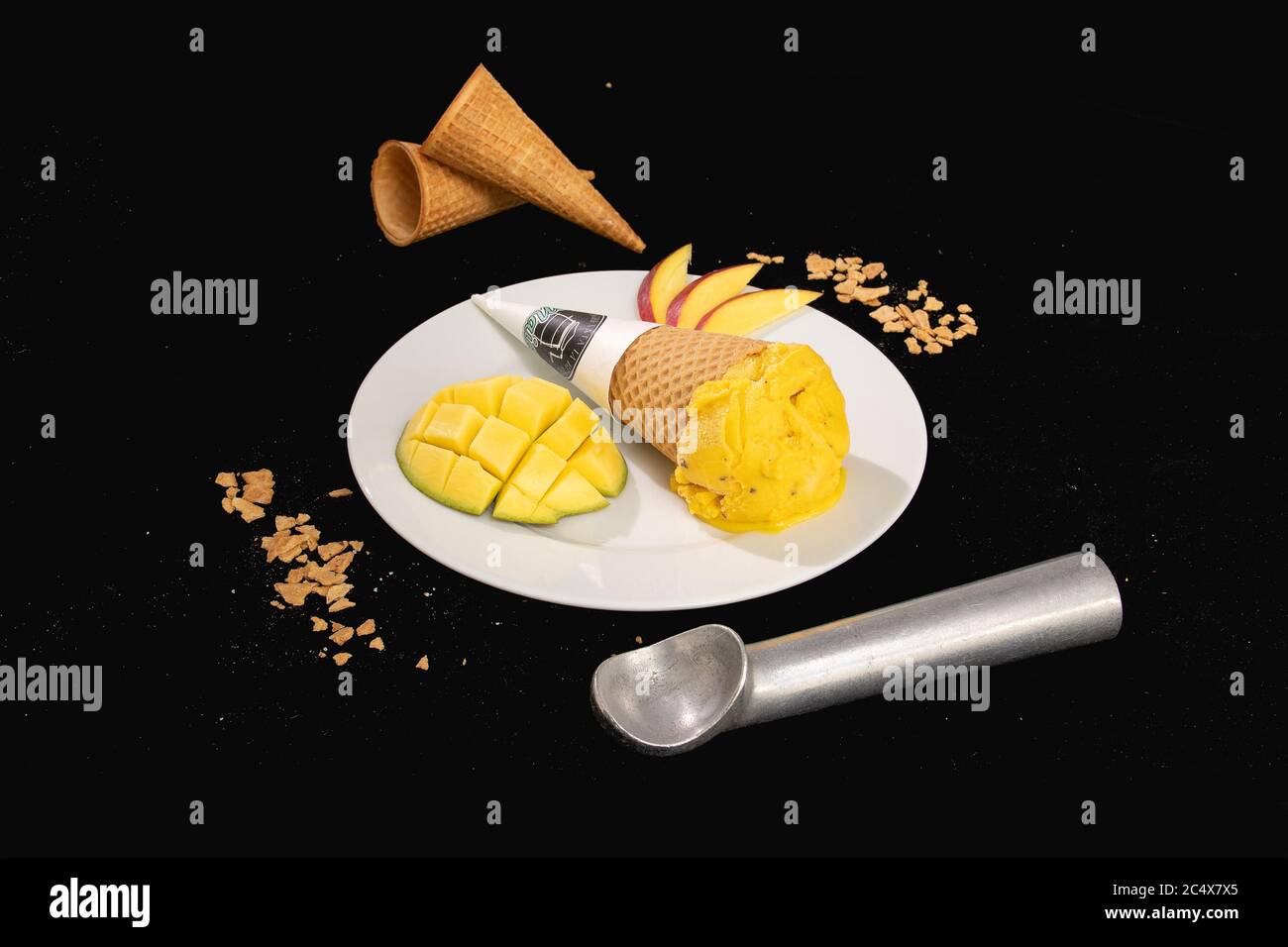 Ice cream cone Stock Photo