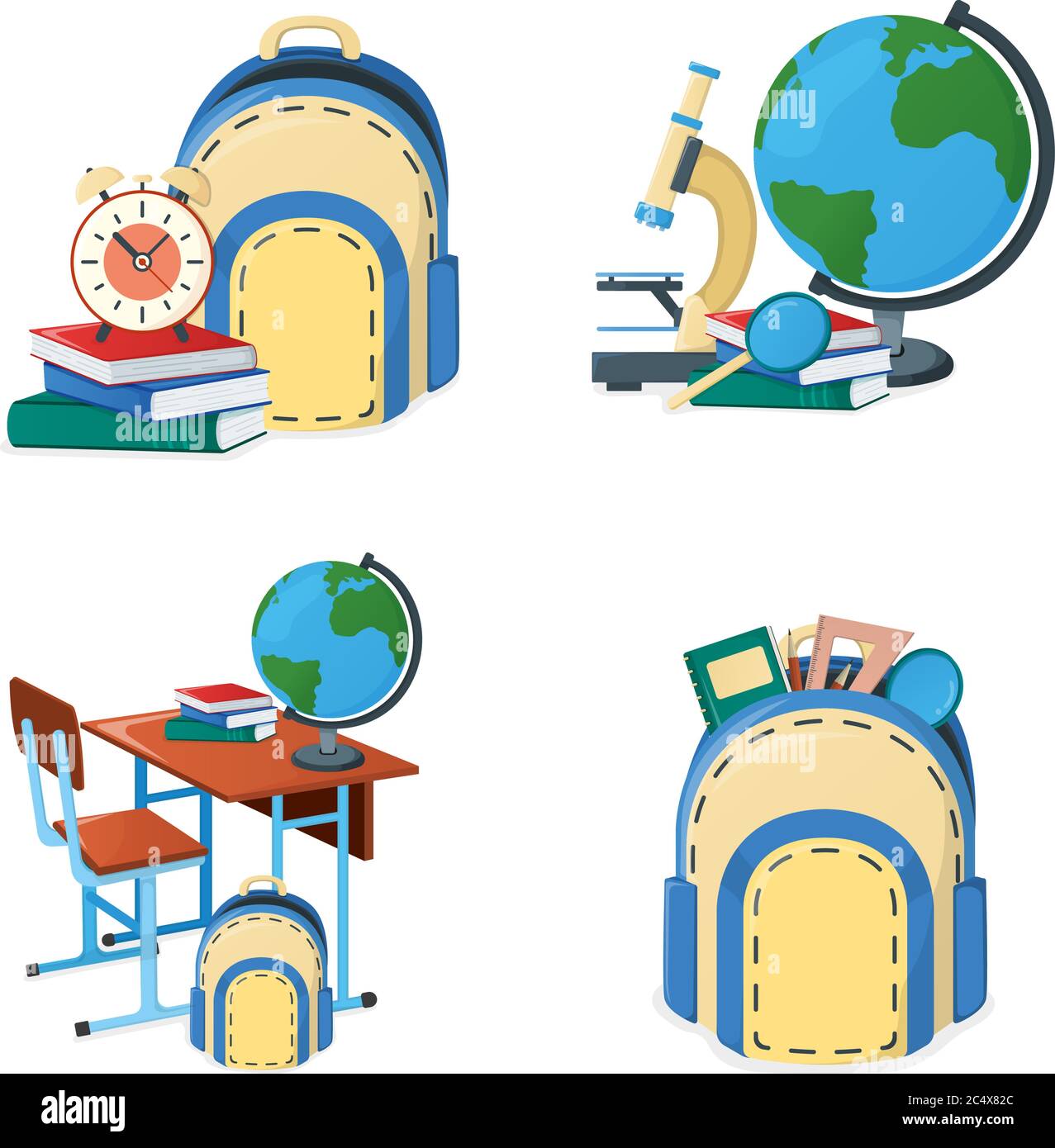 Cartoon notebook study educational icon hi-res stock photography and ...