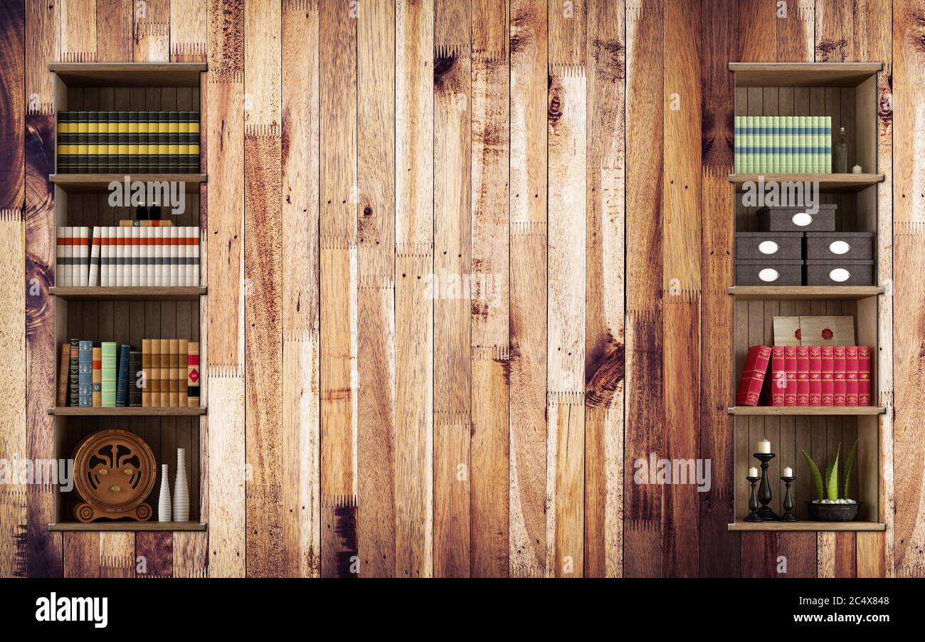 3d Mural Wallpaper For The Library Wall And Newspaper With Books And Vases Antique Wood Background Stock Photo Alamy 3d Mural Wallpaper For The Library Wall And Newspaper With Books And Vases Antique Wood Background Stock Photo Alamy