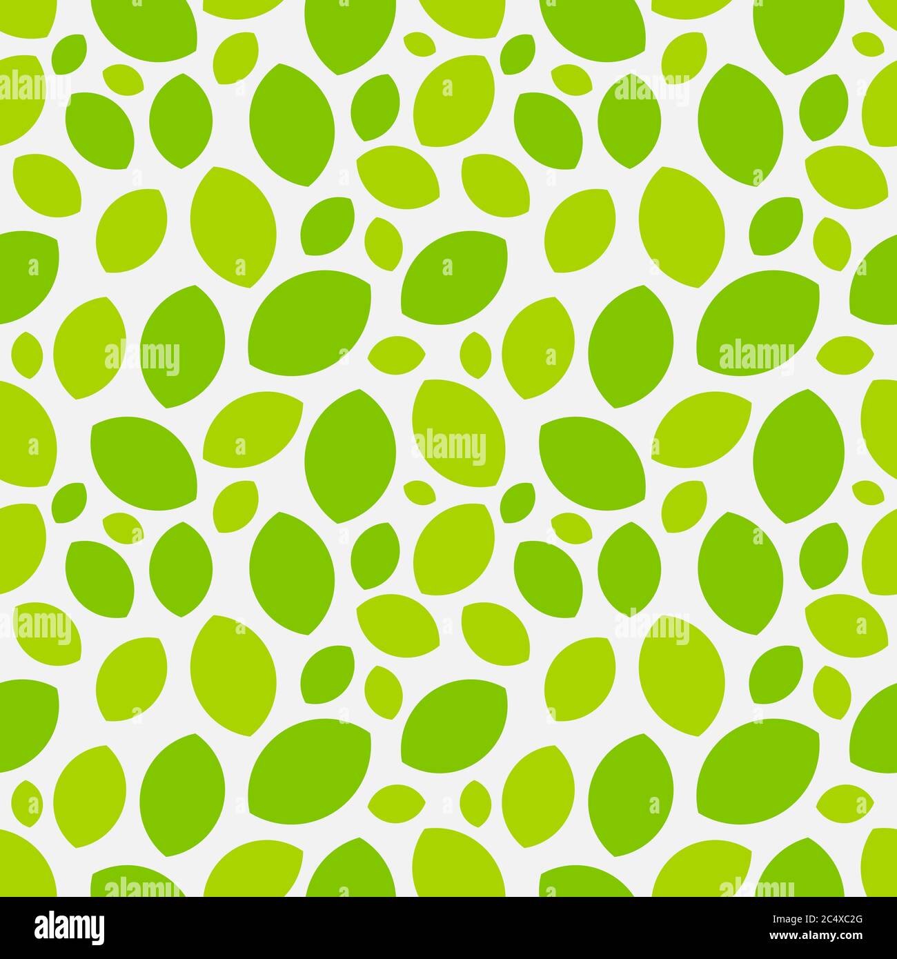 Green leaves seamless pattern. Vector illustration Stock Vector Image ...