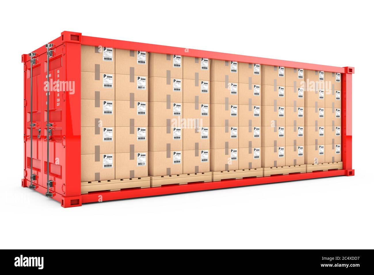 Hàng loạt thùng carton được sắp đặt trong container đỏ là một cảnh tượng đơn giản nhưng cực kỳ đẹp mắt. Nhấn play để tìm hiểu thêm về những cách sắp xếp hàng hóa thông minh và tiện lợi giúp bạn tiết kiệm được không gian.