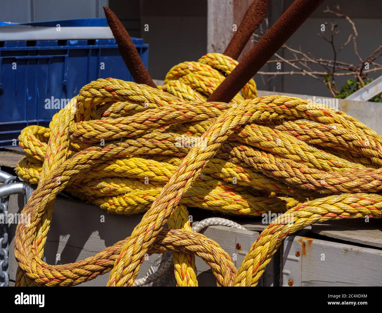 Anchor rope hi-res stock photography and images - Alamy