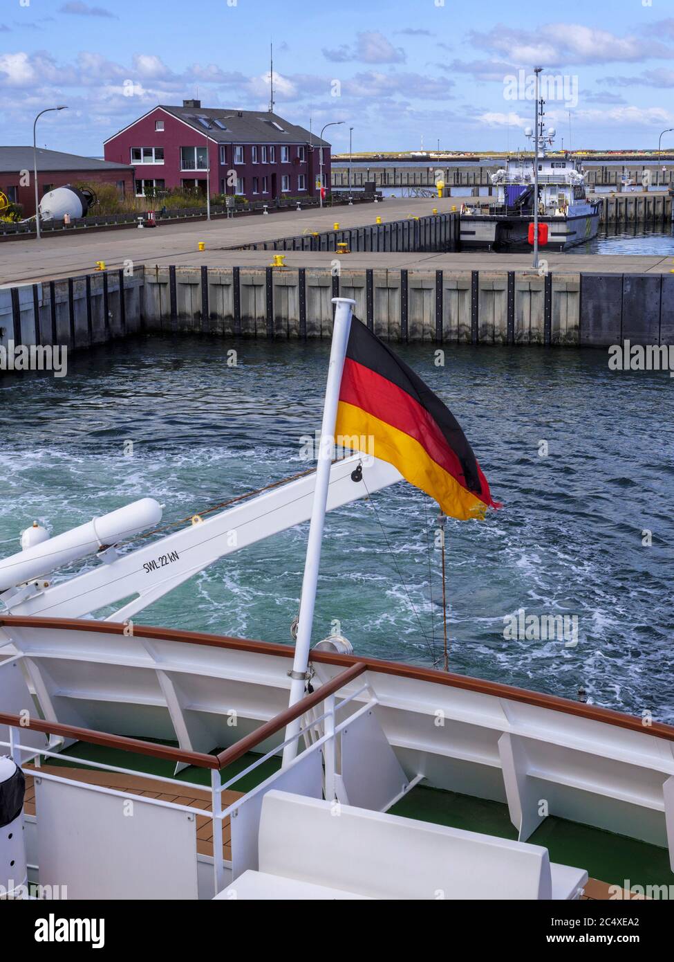 Southport, Tourist steamer Helgoland - ferry Cuxhaven - Helgoland, district Pinneberg, Schleswig-Holstein, germany, Europe Stock Photo