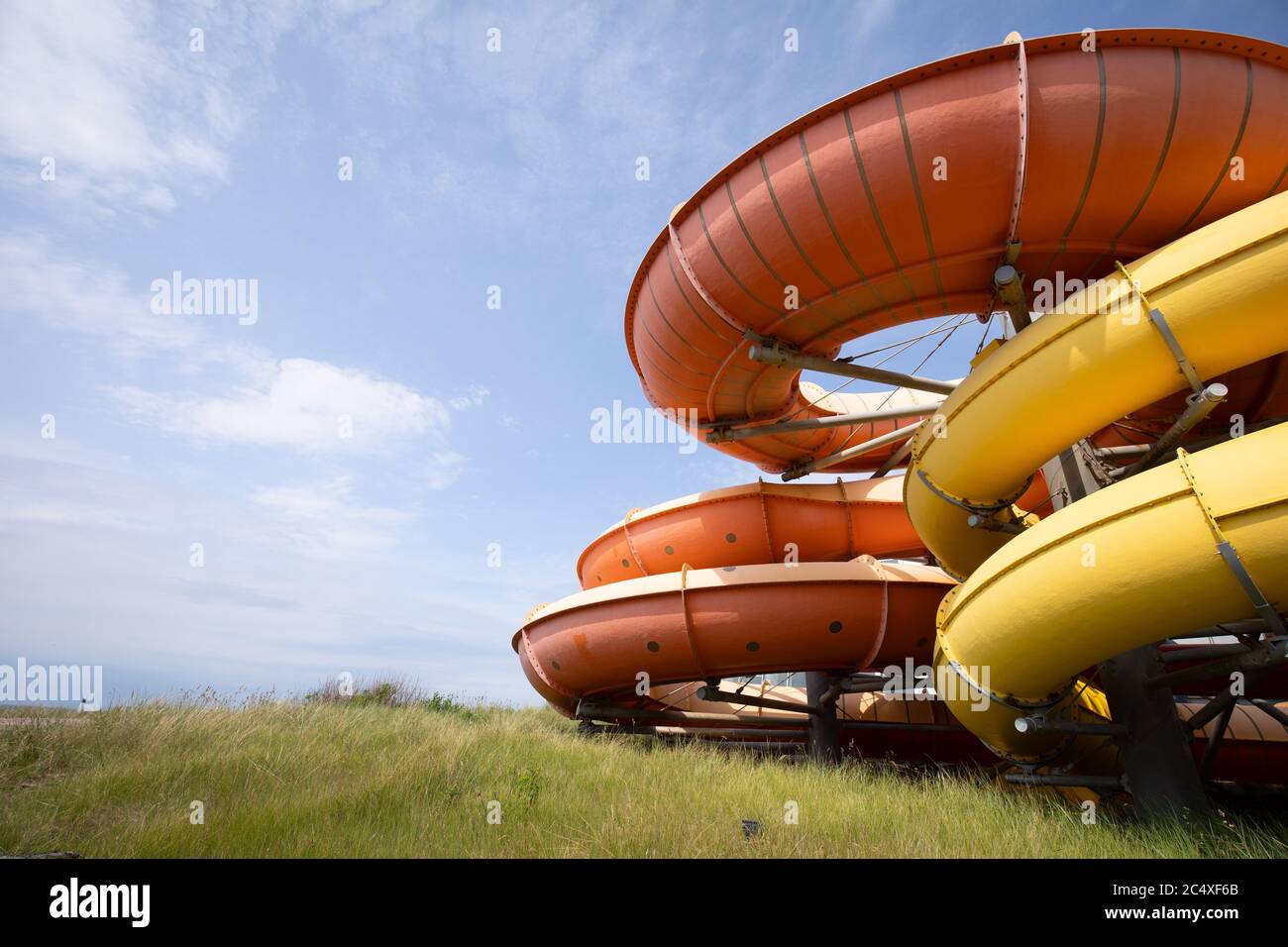 11 June 2020, SchleswigHolstein, Westerland/Sylt The big water slide